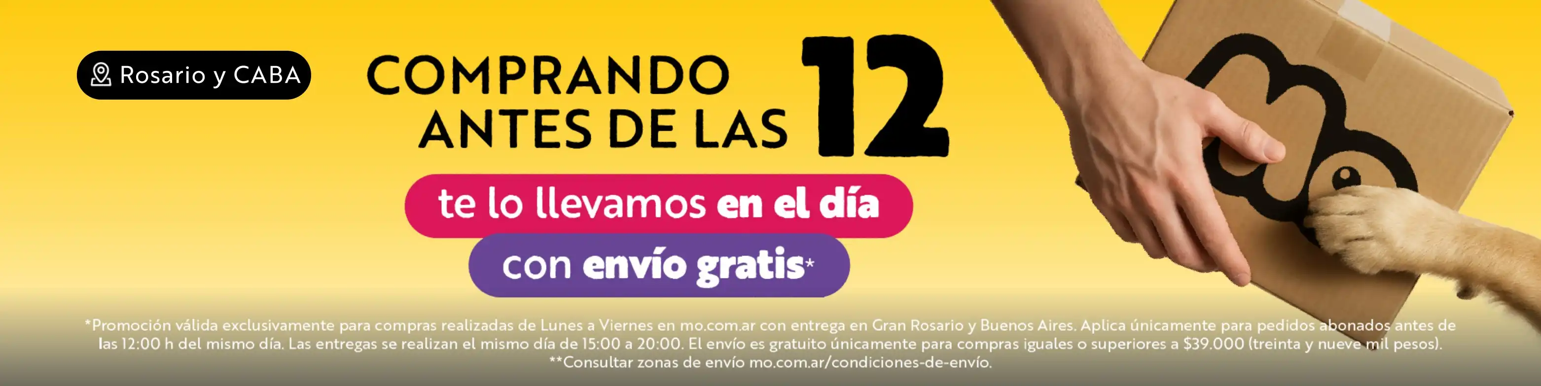 Envíos en el día desk